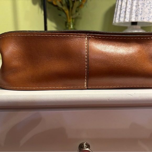 Patricia Nash Tan Leather Crossbody Bag with Stud Accents - Picture 3 of 8